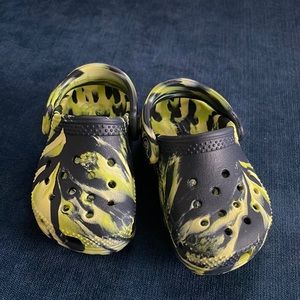 Blue Green Crocs